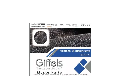 Hemdenstoff mit Lurex - HH70375