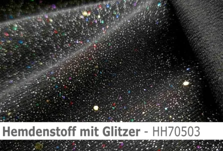 Hemdenstoff mit Glitzer - HH70503