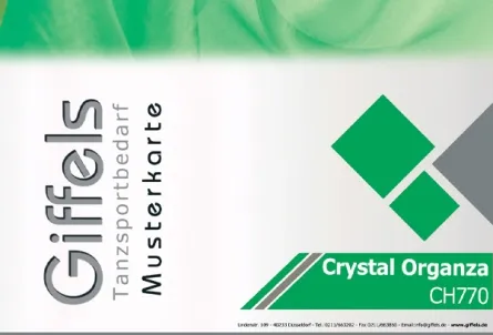 Musterkarte - Crystal-Organza CH770