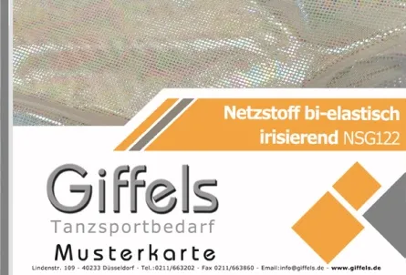 Musterkarte-elastischer Netzstoff mit Glitzer