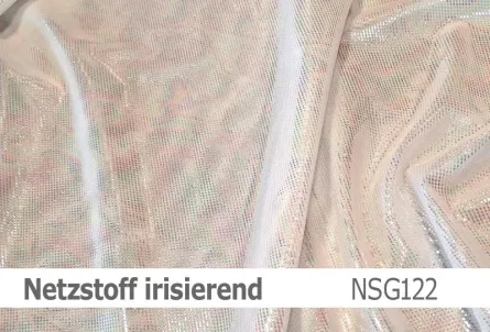 Stretch net - weicher Netzstoff irisierend