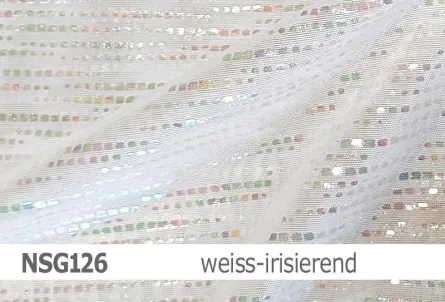 Stretch net - weicher Netzstoff irisierend - Design Stella