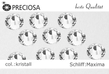 Preciosa MAXIMA Strass SS12/Ø:3,1mm - kristall