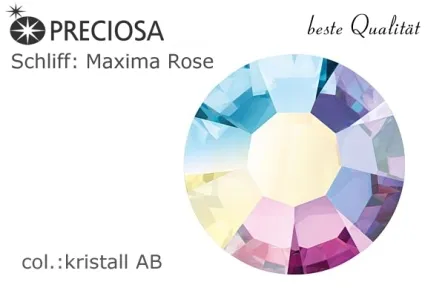 Preciosa MAXIMA Strass SS12/Ø:3,1mm - kristallAB