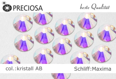 Preciosa MAXIMA Strass SS12/Ø:3,1mm - kristallAB